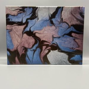 Homemade original abstract fluid art